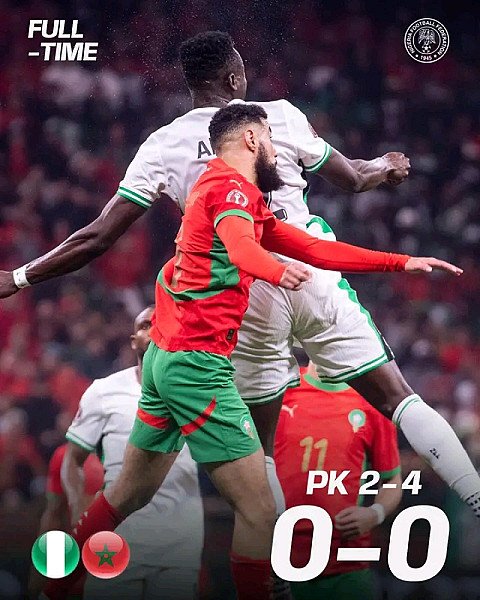 End of the Road for Super Eagles at AFCON 2025